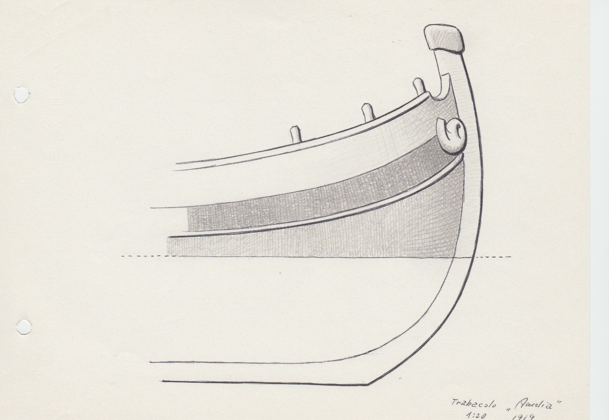 168 Trabaccolo 'Amelia' - 1919 scala 1 a 20